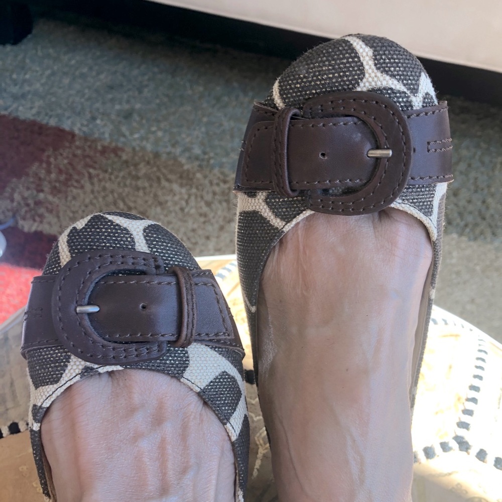 Kelly & Katie animal print flats